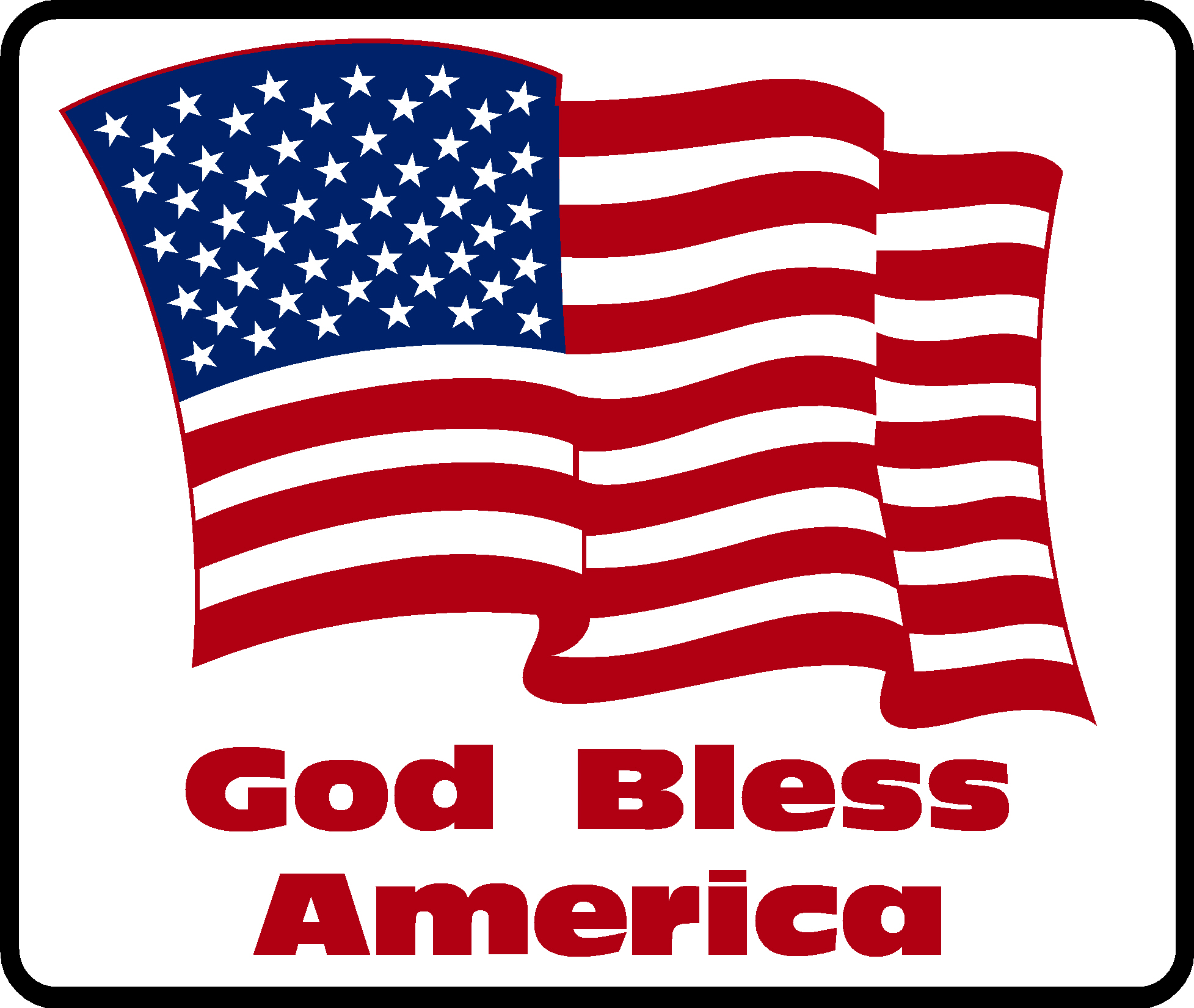 god bless america usa united states of america VINYL DECAL STICKER 548.