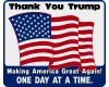 Trump Car Sticker | Thank You Trump